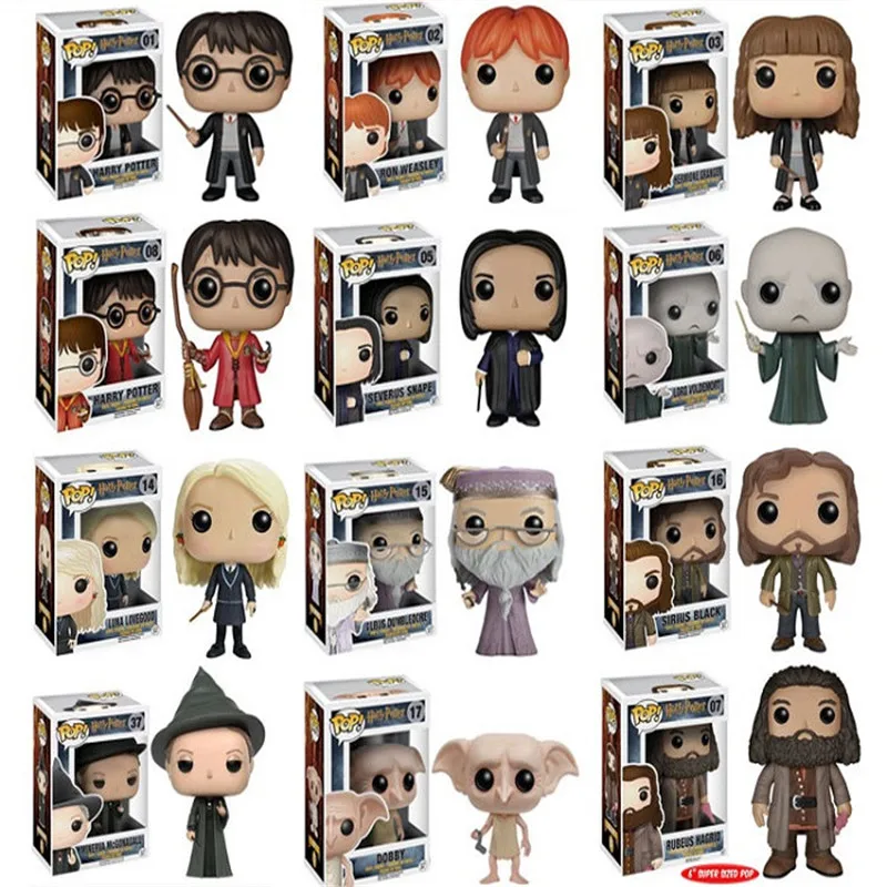 

FUNKO POP Movie Harry Potter - LUNA, Hermione, RON, GINNY, PETER Vinyl Action Figure Model Collectible Model Toy for gift