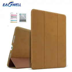 Eagwell для Apple iPad 9,7 дюймов 2017 2018 чехол из матовой кожи Smart Cover Авто Sleep Wake чехол для планшета С Откидывающейся Крышкой Подставка нового iPad 9,7