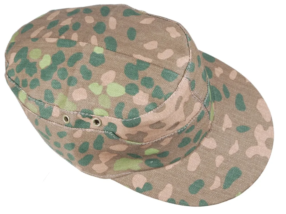 WW2 немецкая Элитная DOT44 камуфляжная полевая кепка, шапка, размер XL-3333