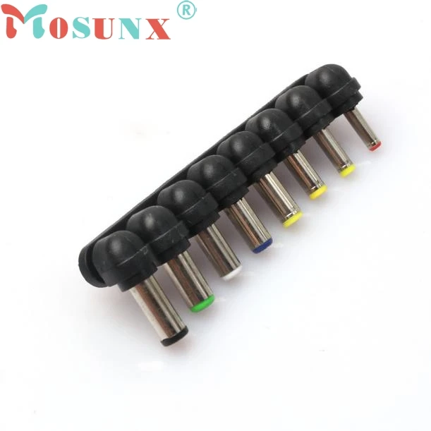 

GRACEFUL 1Set 8pcs Universal AC DC Power Adapter Plug Charger Tips For PC Notebook Laptop NOV28