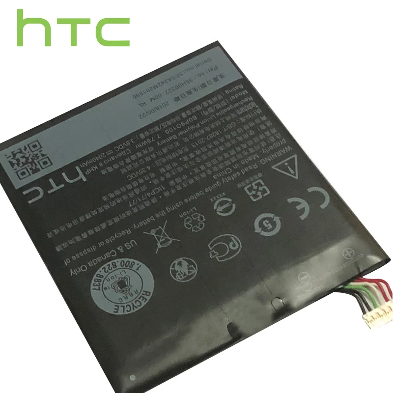 HTC Оригинал B0P9O100 / BOP9O100 Замена литий полимерный аккумулятор для Desire 612 D610 D610n D610t 610