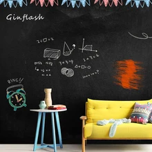 Креативная Доска 45x200 см, черная виниловая доска для рисования, Доска 45*200 см, настенная наклейка, Товары для офиса