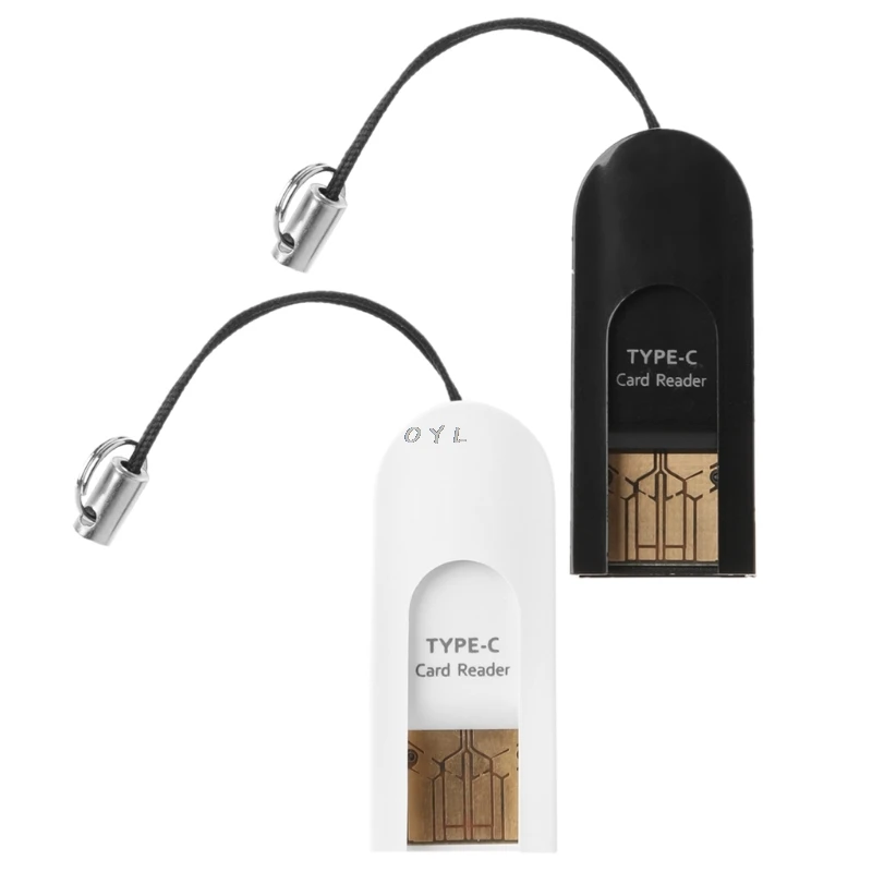 

Two In One USB Type C To USB 2.0 Type A Micro SD TF Memory Card Reader Adapter