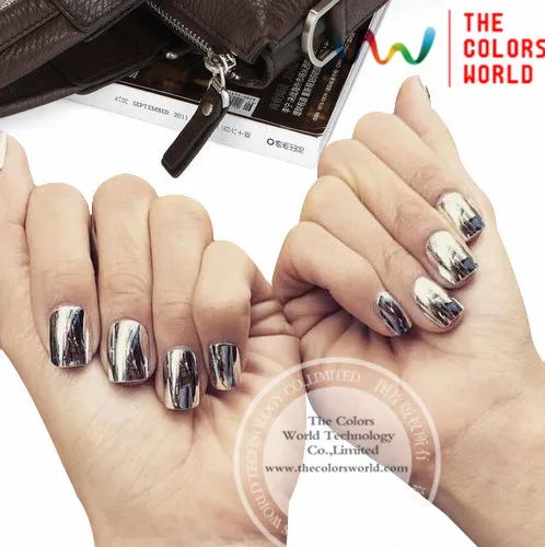Tcwb175 Silver Color Magic Mirror Effect Pigment Powder Or Nail Art Tcwb175 Silver Color Magic Mirror Effect Pigment Powder Or Nail Art Gel Polish Other Diy Decoration In Glitter From Beauty Health On