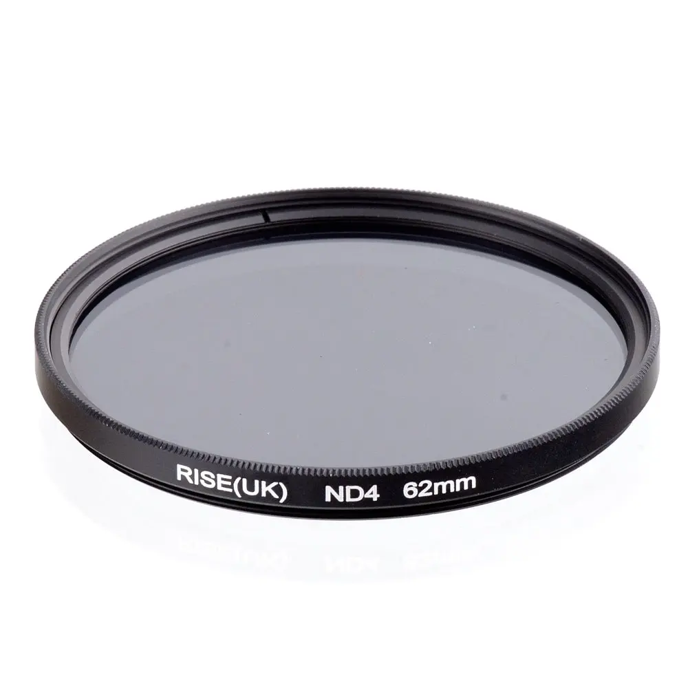 RISE(UK) 62MM 62mm Neutral Density ND4 filter for ALL Camera 62mm lens