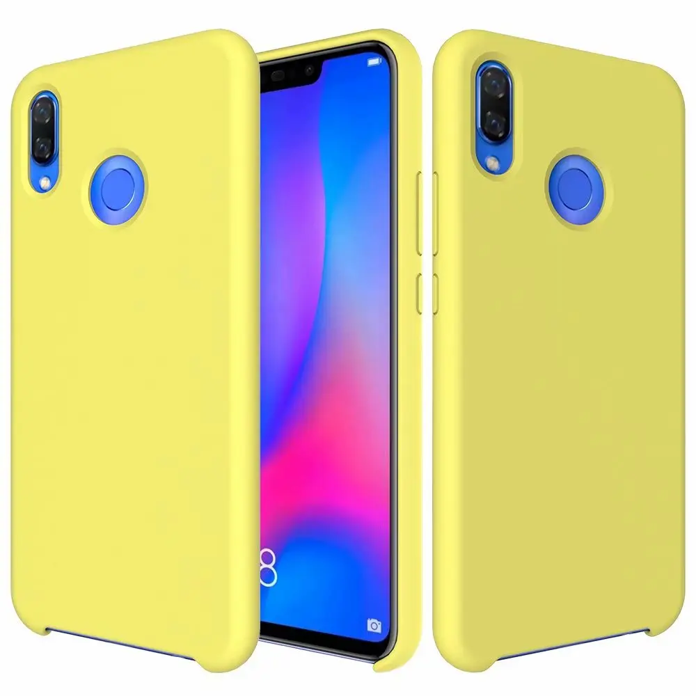 Чехлы для huawei P30 Nova 3i 4 mate 10 20 Lite Pro матовый Силиконовый из ТПУ V10 V20 чехол для huawei Honor 9lite 10 - Цвет: Yellow
