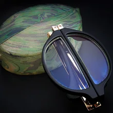 FUSKARMA Women's Glasses Fold Reading Glasses Folding Rotating Presbyopic Glasses Female Ultra-light Presbyopic Glasses