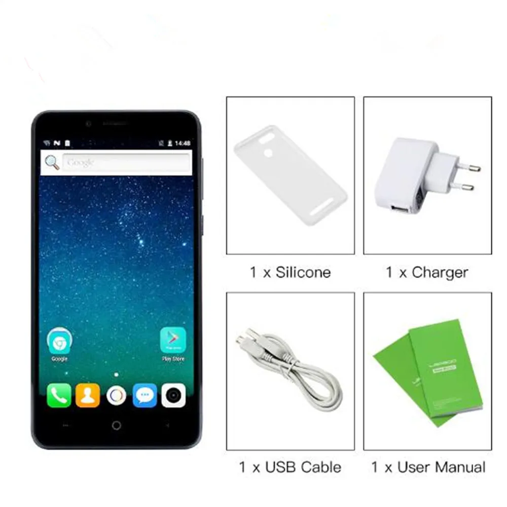 Оригинальный Leagoo мобильный телефон Kiicaa power двойная камера Android 7 0 четырехъядерный
