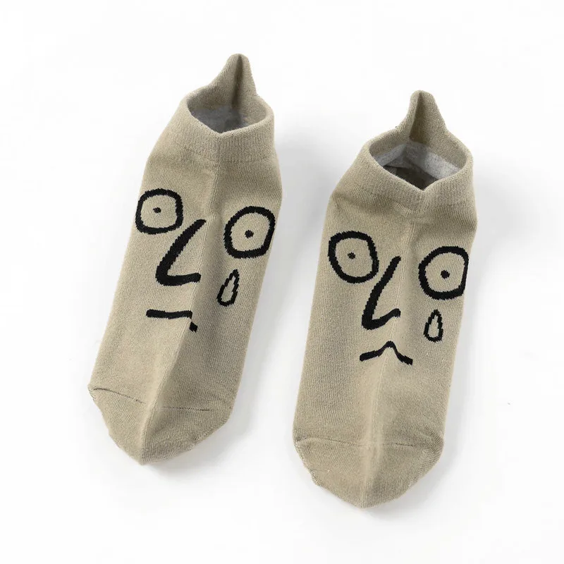 Новое поступление, женские Мультяшные носки, Низкие лодыжки, смешные короткие носки для женщин и мужчин, унисекс, WS057