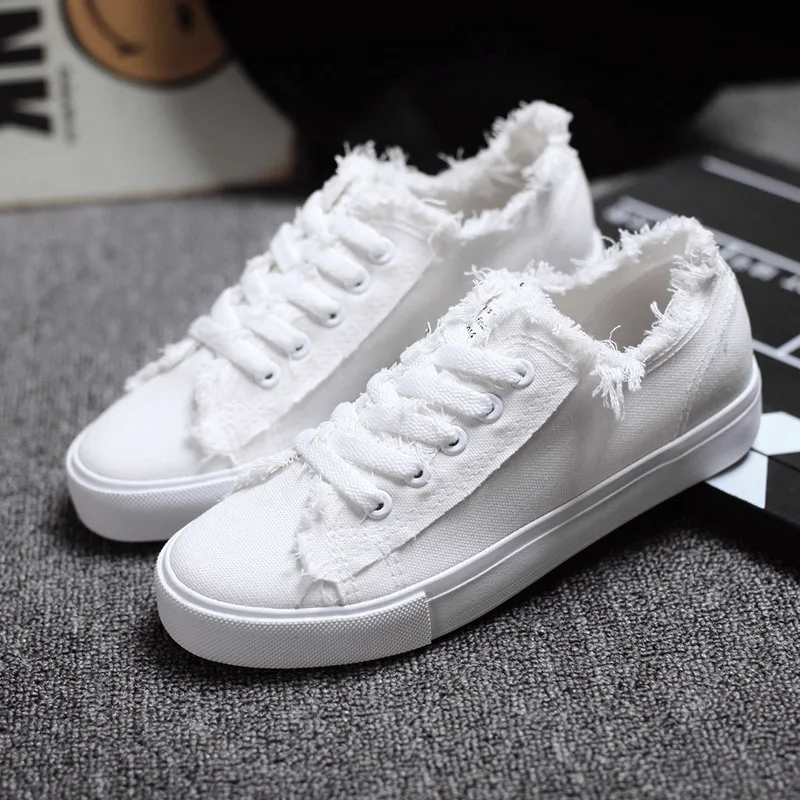 ФОТО women canvas shoes plimsolls brand balck white casual shoes thick soled platform flat shoes espadrilles mujer zapatilla XK120209