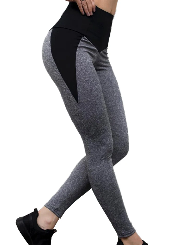 

Patchwork fitness clothing Leggings Women High Waist Workout Pants Breathable Jegging legins athleisure fitness leggins 2019