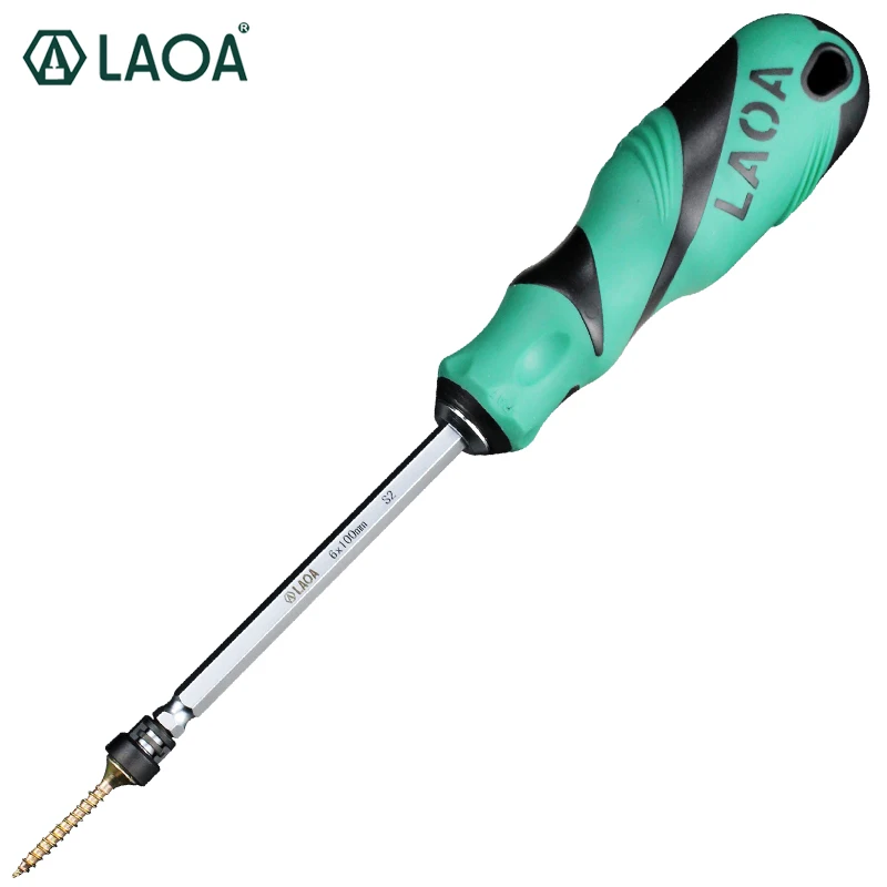 Новинка Магнитная отвертка LAOA PH2 с магнитным кольцом ручные