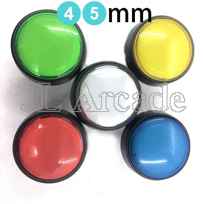 

12v LED 45mm Round Plastic bevel edge Arcade Push Button with Momentary Micro Switch for Jamma MAME machine