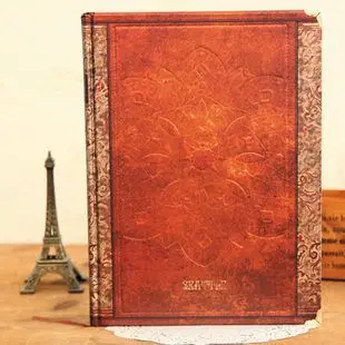 Блокнот KIMCOOL [The Seattle Diary notebook] Классический европейский винтажный блокнот - Цвет: Red Brown L