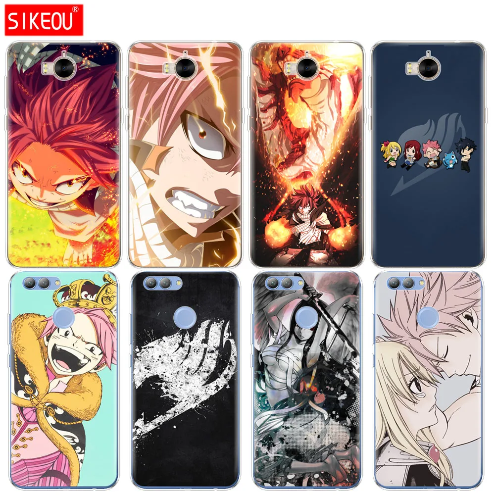 Силиконовый чехол для телефона huawei Y3 Y6 Y5 2 II 2017 nova 2s LITE plus Anime Fairy Tail Hot Blood | Мобильные