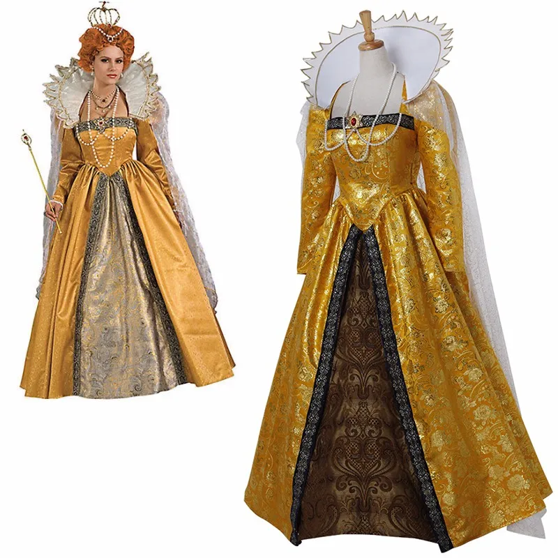 Custom Made Queen Elizabeth Cosplay Costume Dress Adult Women Wedding Dress Carnival Halloween Costume D0331 Cosplay Costume Halloween Costumecostumes Halloween Costumes Aliexpress