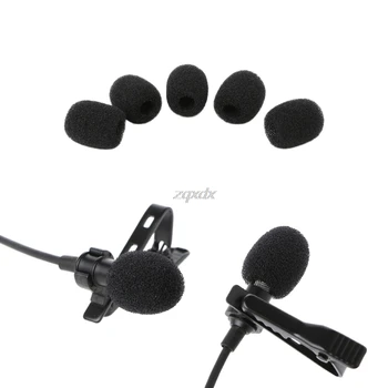 

5X Round Ball Lavalier Microphone Foam Windscreen Sponge Windshields 6mm Opening Whosale&Dropship