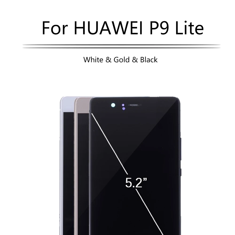 OTMIL Новинка для HUAWEI P9 Lite ЖК-дисплей сенсорный экран Рамка дигитайзер Замена для HUAWEI P9 EVA-L09 EVA-L19 lcd 5,2"