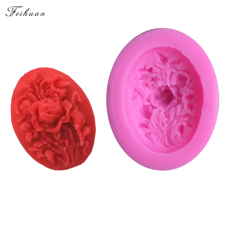 

3D Rose Flower Silicone Mold Handmade Soap Mould Fondant Chocolate Cake Decorating Tools Sugarcraft Kitchen Baking Accessories