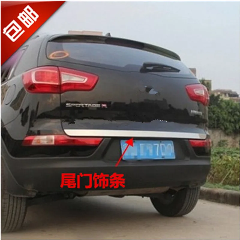 Для 2011 2012 2013 2014 2015 KIA Sportager дверная наклейка из нержавеющей стали задняя дверь