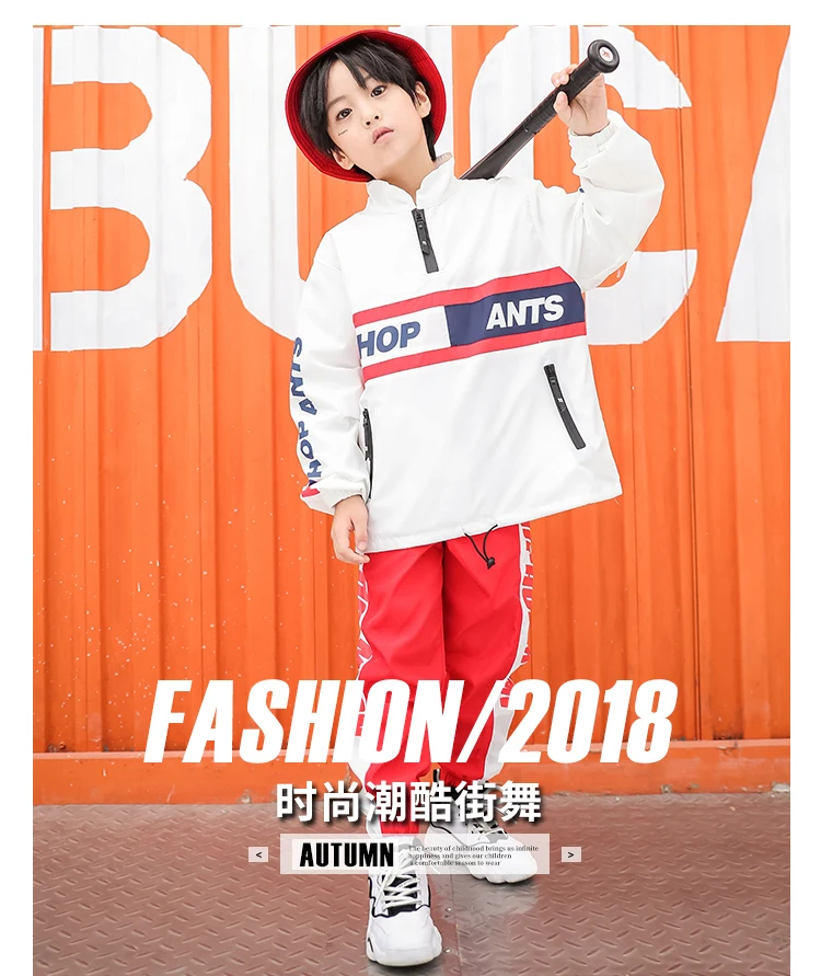 Foreign Trade Hip Hop Children's Clothing Sport Set 2018 New Spring Boys Street Dance Clothes Kid Snake Pattern Loose Suit (2)