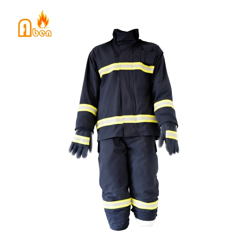 Traje de 4 capas de aramida, azul marino, rescate de bombero, botas antifuego con casco _ - AliExpress Mobile