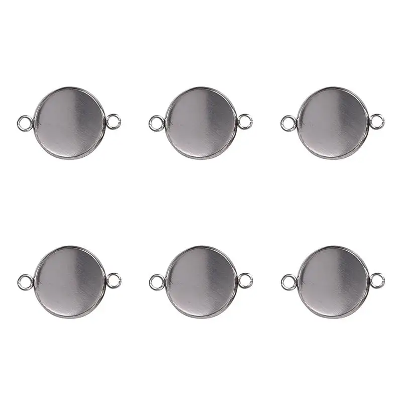 30mm Charm Round Sun Pendant Base Setting Cabochon Pendant Blank Trays DIY