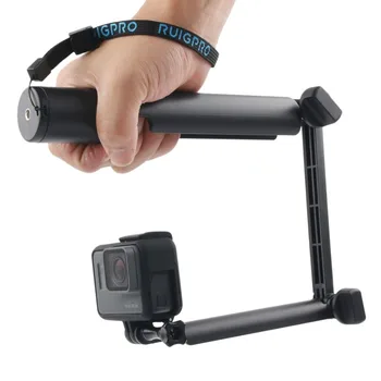 

PULUZ 3-Way Monopod + Magic Mount Selfie Stick with Tripod for GoPro HERO5 Session/5 /4 Session /4 /3+ /3 , Xiaoyi Sport Cameras