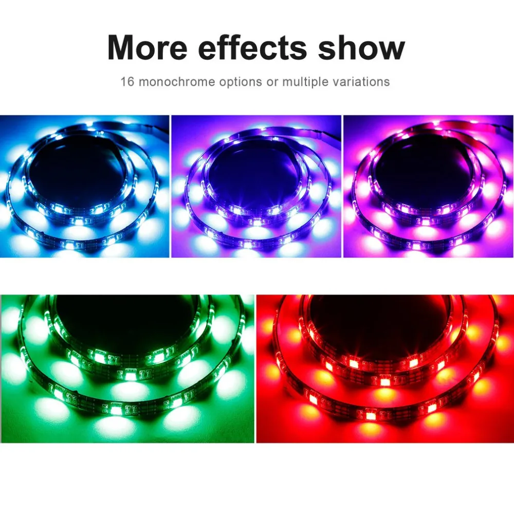 ICOCO 150 светодиодный 5 m гибкие SMD 5050 RGB Водонепроницаемый светодиодные полосы бар с