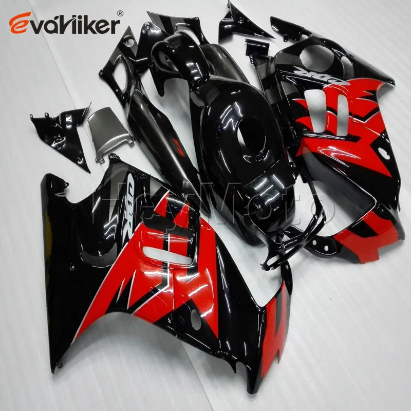 Капот мотоцикла на заказ для CBR600F3 1997-1998 CBR600 F3 97 98 ABS пластик мотоцикл обтекатель заказ+ желтый черный - Цвет: E