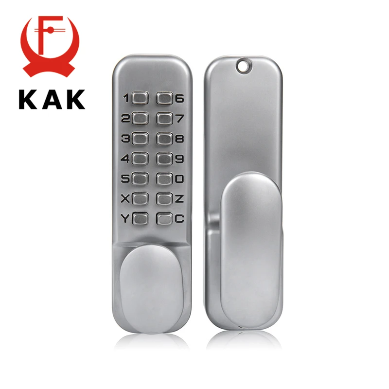 KAK Zinc Alloy Keyless Combination Mechanical Digital Door Lock No
