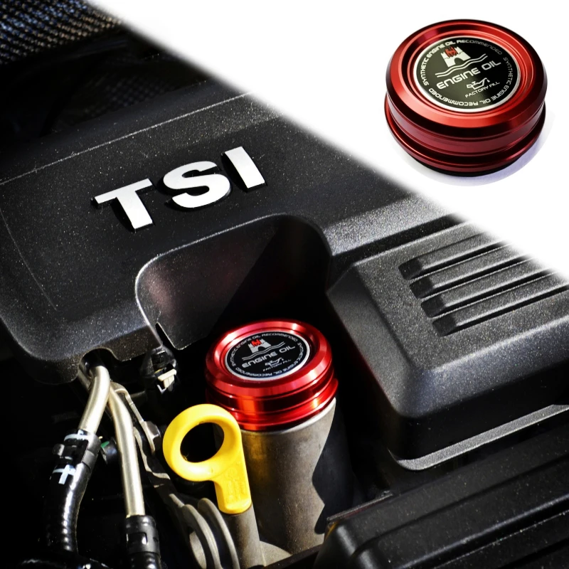 Buy Red Aluminum ENGINE Oil Cap For Wolfsburg VW 1.4T