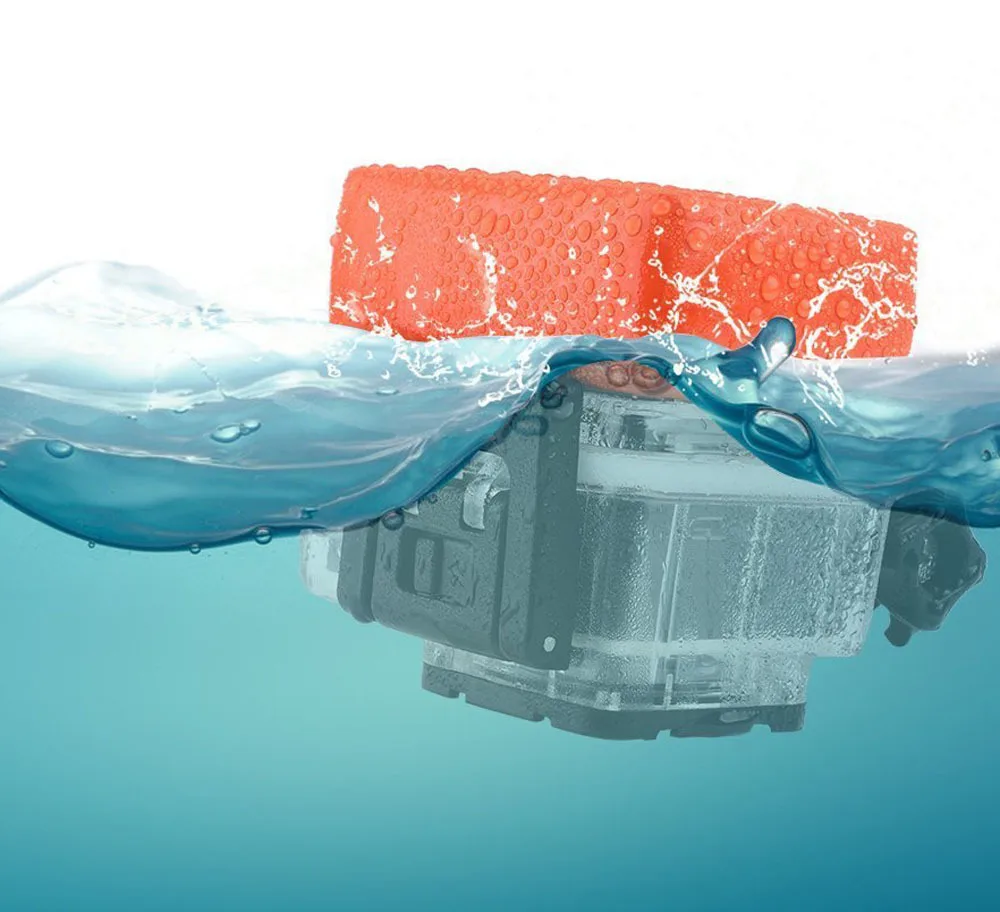Kaliou float Блок Губка Buoy с клеящиеся подушечки для Gopro iPhone 7 6 5 4 3 2 1 XIAOYI 2 SJ4000 SJ5000 Камера аксессуары