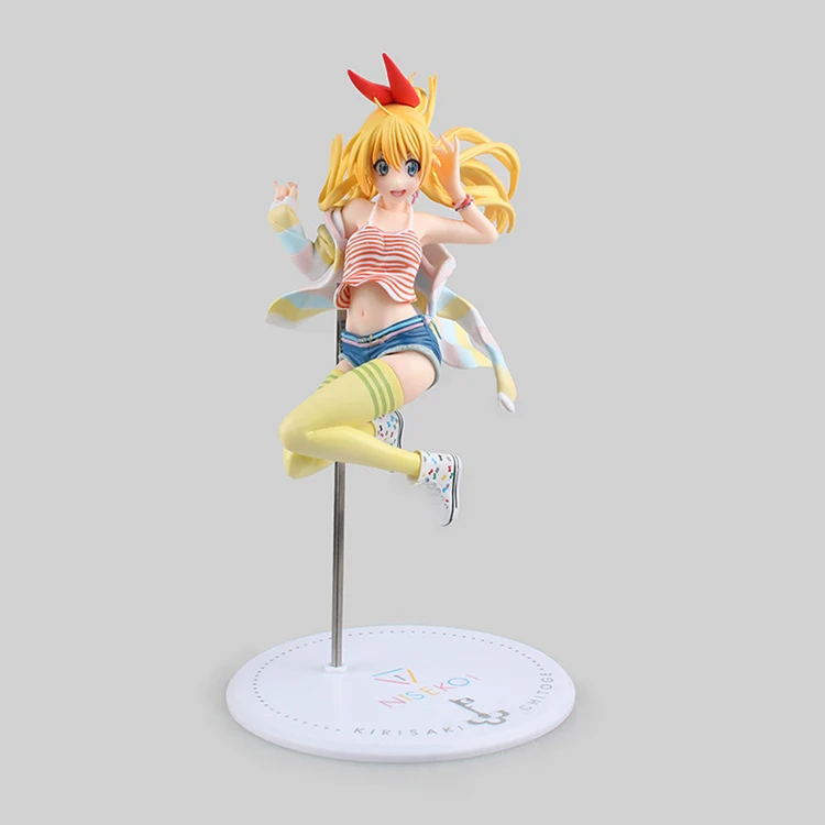 Новая Аниме Фигурка 23 см Nisekoi Kirisaki Chitoge 1/8 масштаб предварительно окрашенная ПВХ фигурка Коллекционная модель Рождественский подарок B19