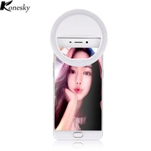 Селфи портативная вспышка светодиодный ночник камера телефон фотография кольцо свет повышение фотографии для iPhone samsung