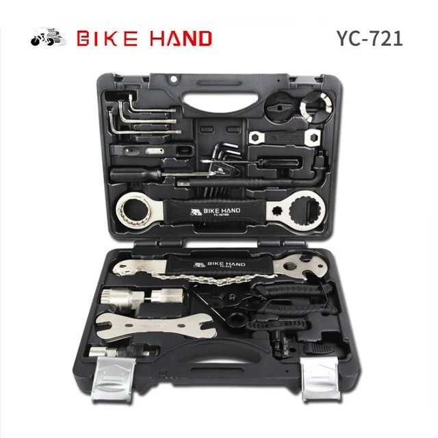 Kit d'outils de réparation de vélo professionnel multifonctionnel MBT, étui  de vélo de montagne, ensemble