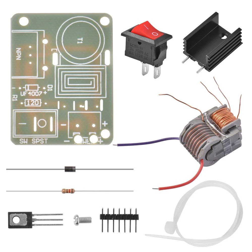 DIY 15KV Transformer Booster High Frequency High Voltage Step up Coil