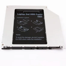 2nd HDD Caddy 9,5 мм SATA 3,0 SSD DVD HDD чехол Корпус Optibay для Macbook Air Pro 1" 15" 1" SuperDrive Оптический отсек