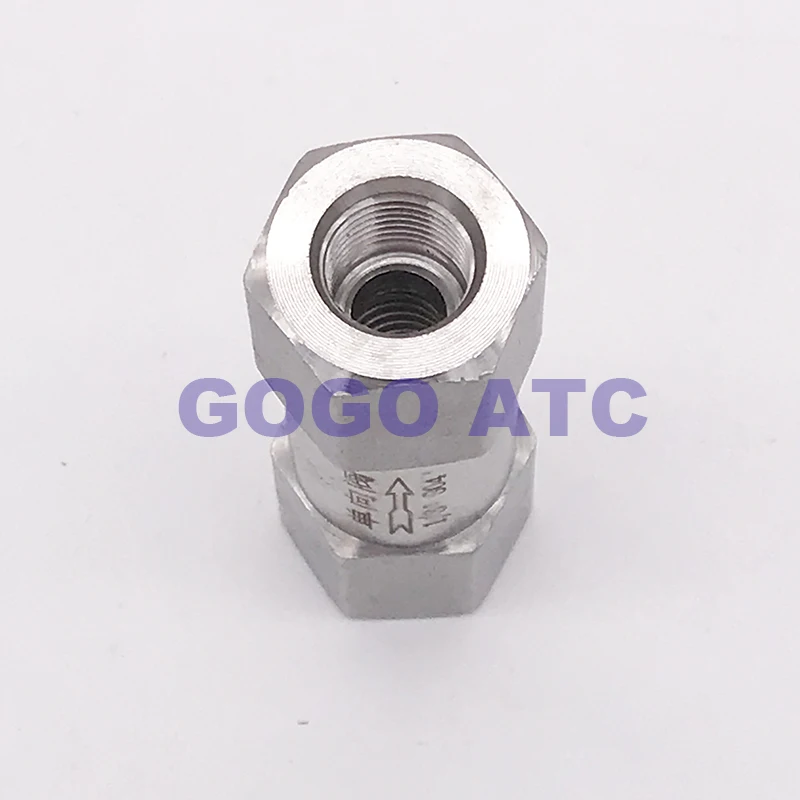 GOGO Combined Modular Check Valve 1/4 SS304 Stainless Steel Grinding one-Way Separate Check Valve GOGO Combined Modular Check Valve 1/4 SS304 Stainless Steel Grinding one-Way Separate Check Valve