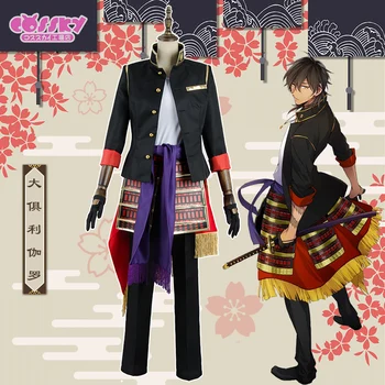 

[STOCK]2018 Anime Touken Ranbu Online Oo Kurikara Battle Uniform Cosplay Custume Unisex Full Set For Halloween Free Shipping New