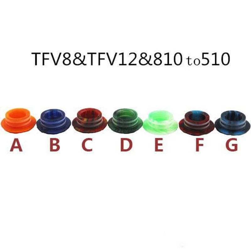 

Delrin 810 to 510 Drip Tip Adapter Heat Sink for GOON RDA by 528 Customs/Girffin 25 Mini and All 810 Sized Tanks