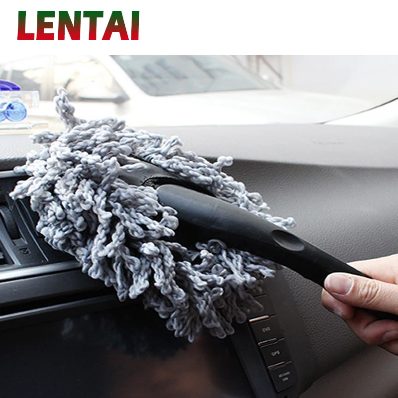 LENTAI 1 шт. Автомобильная кисточка против пыли авто щетка для чистки окон для Fiat 500 Opel Insignia Vectra c Suzuki Swift Sx4 hyundai Ix35 Creta