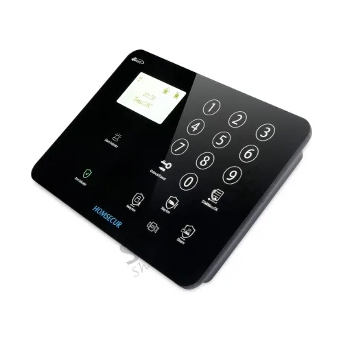 HOMSECUR многоязычное меню 4G беспроводная домашняя защита от взлома 3g домашняя охранная GSM сигнализация Система безопасности двери SMS сигнализация