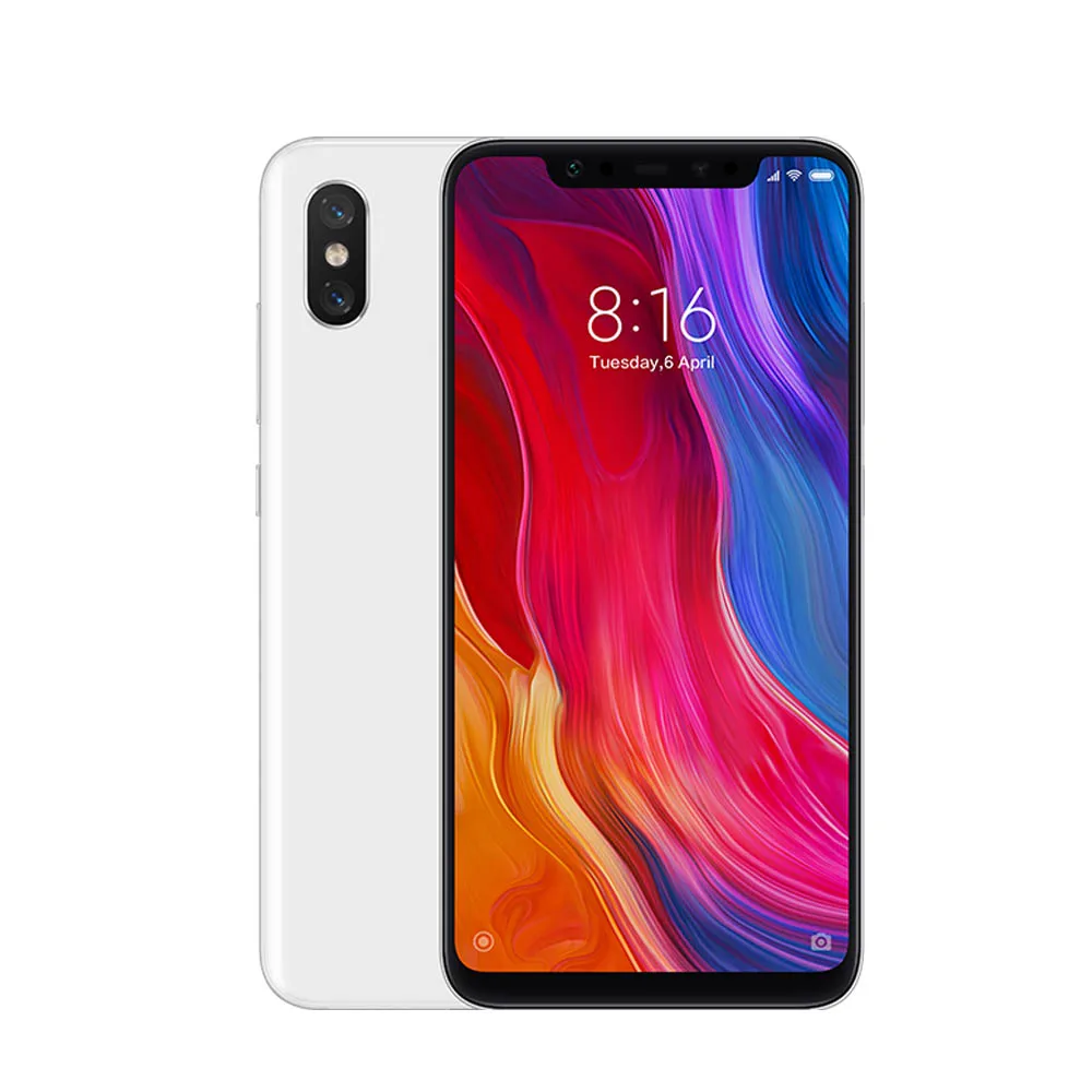 OTA+ Глобальная ПЗУ Xiaomi mi 8 mi 8 6,2" FHD+ AMOLED Snapdragon 845 6 ГБ ОЗУ 64 Гб ПЗУ 4 г LTE мобильный телефон 20.0MP AI двойная камера - Цвет: 128G White