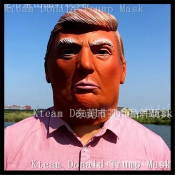 

NEW USA President Donald Trump Face Mask Halloween Latex Human Head Mask New Primary Presidential Politician Cosplay Toys