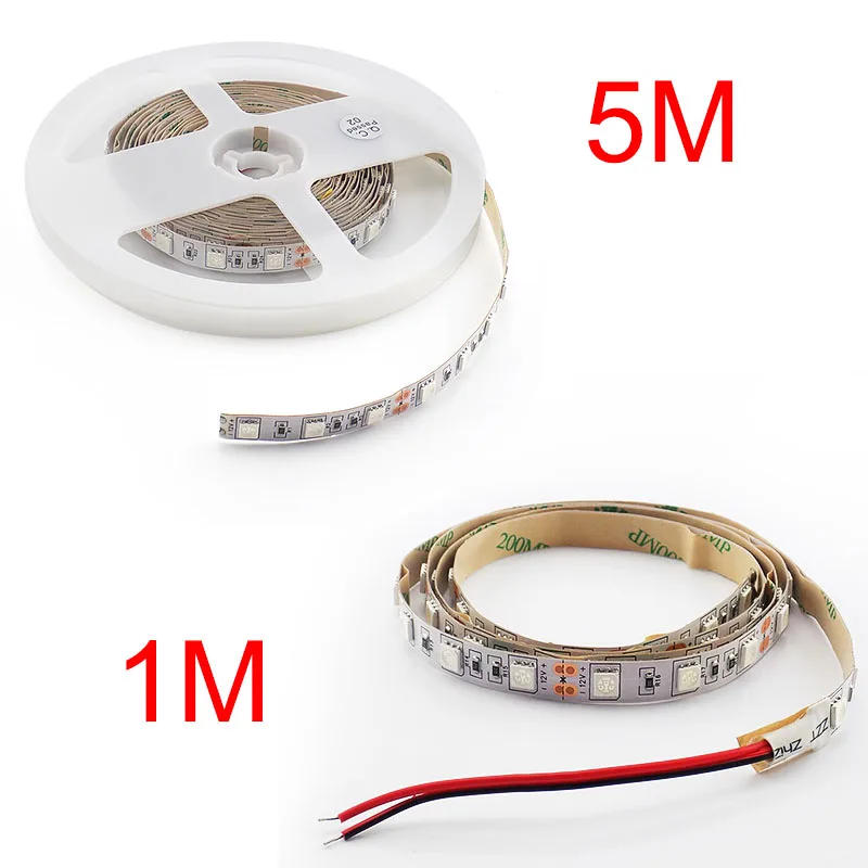 Светодиодная водонепроницаемая лента для выращивания растений 1 м 5 12 В 5050|grow