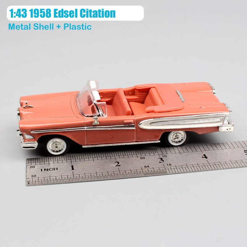 1/43 весы фирменные Классические ford 1958 Edsel цитатный трансформер Pacer автомобильные эскизы хобби литье под давлением автомобили модельные автомобили игрушки