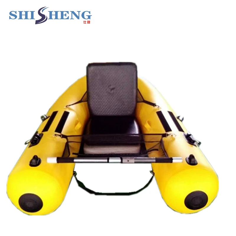 Желтый надувной рыболовный катер высокого качества pvc лодка Китай с надувные лодки аксессуары / сиденья лодка