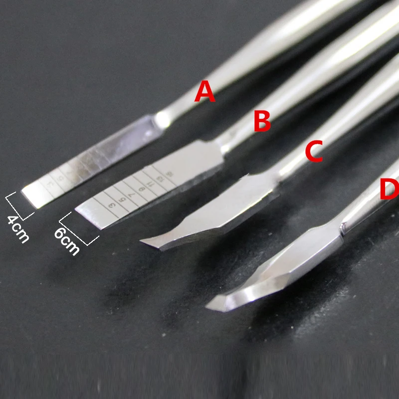 

1pcs Dental Ochsenbein Chisel Implant Periodontology Bone Split Grafting Scraper 3-15 Scale Stainless Steel Oral Surgery Tool