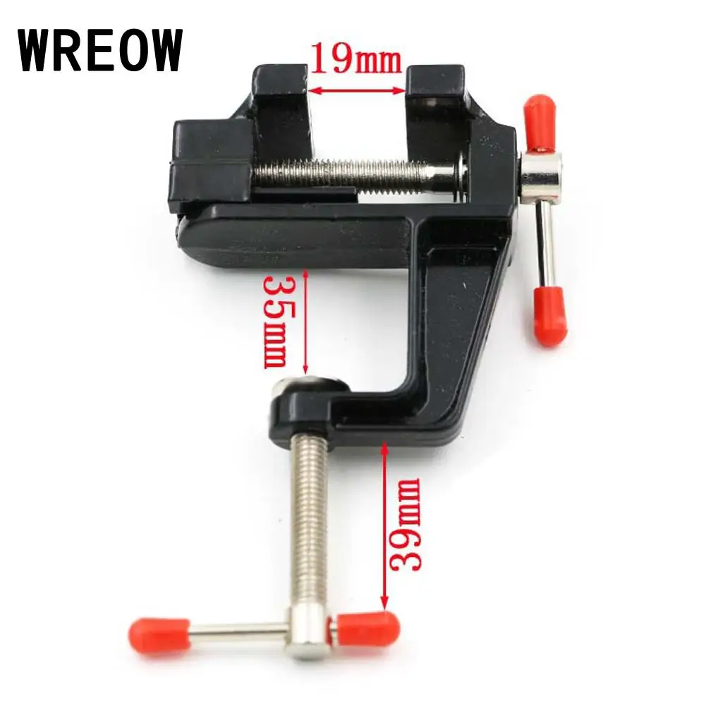

Mini Table Vise Swivel Aluminum Alloy Lock Clamp Locksmith Clip Part Screw Bench for DIY Jewellery Craft mould Fixed Repair Tool